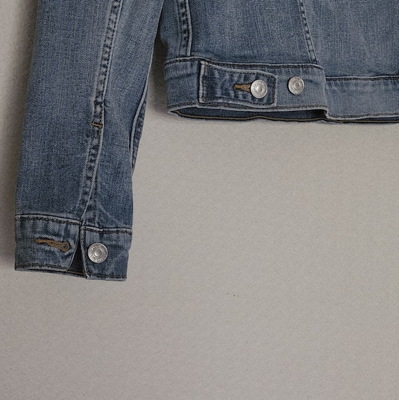 Levi's Denim Original Trucker Jean Jacket Pockets Medium Wash Sz M - Picture 5 of 9